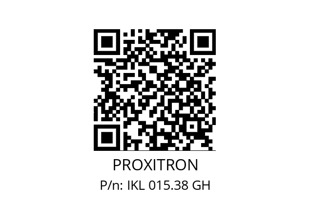   PROXITRON IKL 015.38 GH