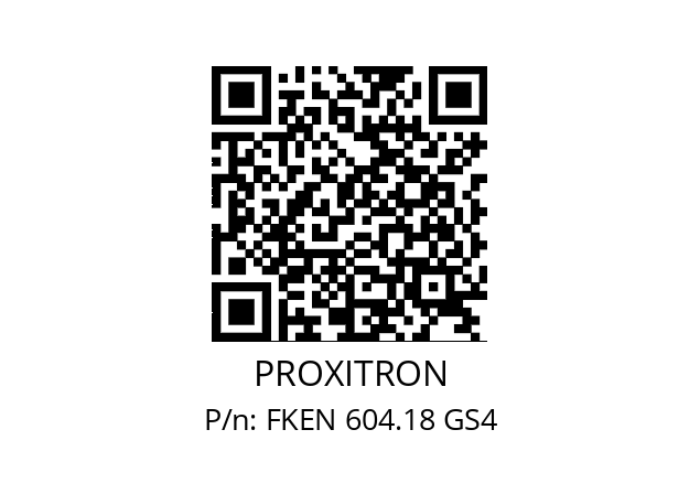   PROXITRON FKEN 604.18 GS4