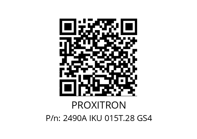   PROXITRON 2490A IKU 015T.28 GS4