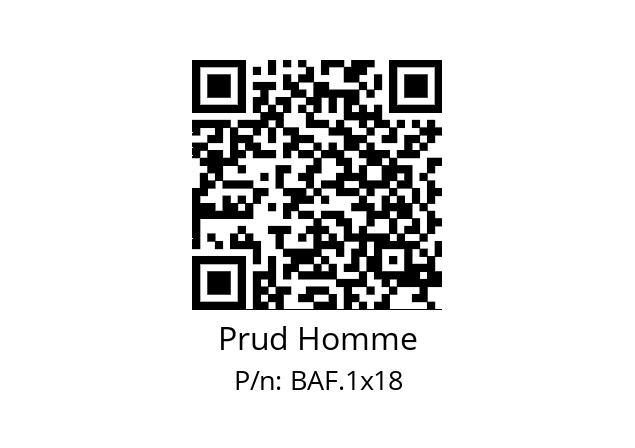   Prud Homme BAF.1x18