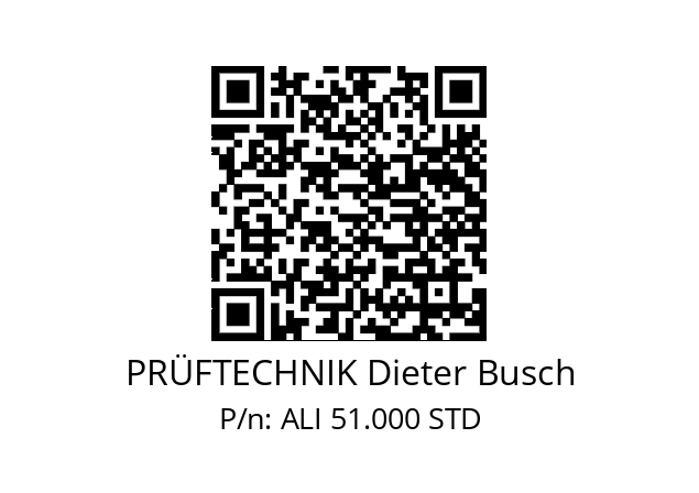   PRÜFTECHNIK Dieter Busch ALI 51.000 STD