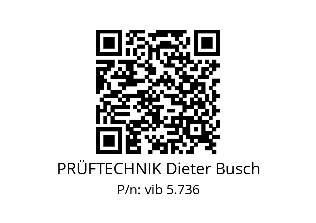   PRÜFTECHNIK Dieter Busch vib 5.736