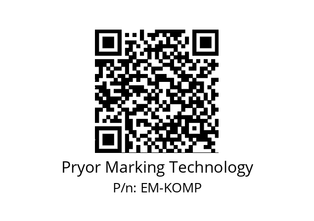   Pryor Marking Technology EM-KOMP