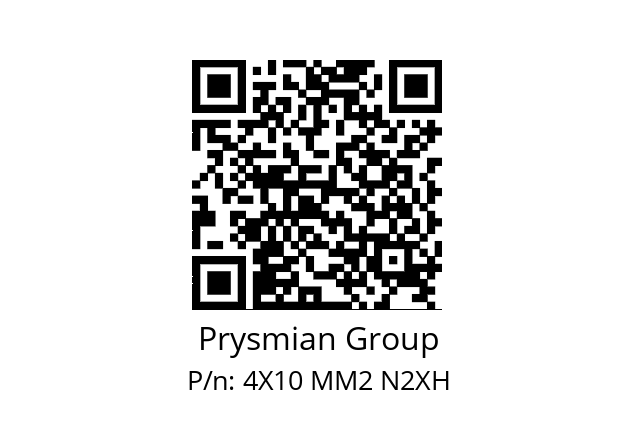   Prysmian Group 4X10 MM2 N2XH