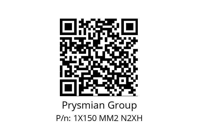   Prysmian Group 1X150 MM2 N2XH