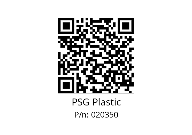   PSG Plastic 020350