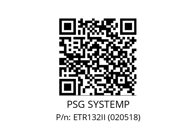   PSG SYSTEMP ETR132II (020518)