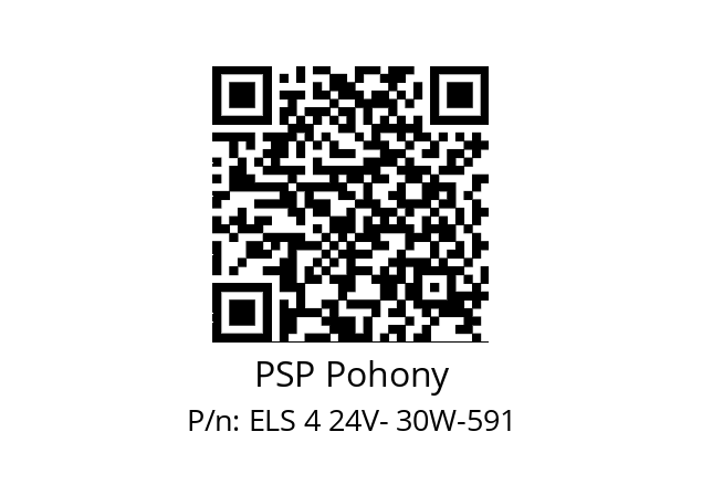   PSP Pohony ELS 4 24V- 30W-591