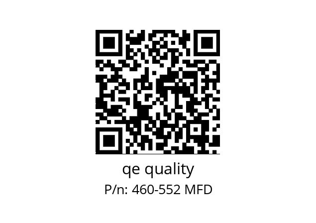   qe quality 460-552 MFD