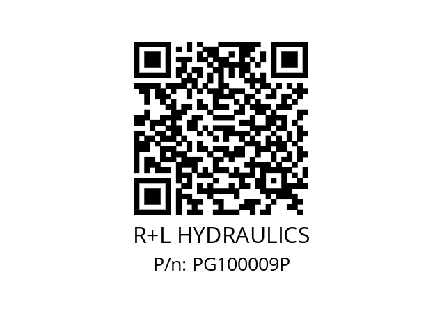   R+L HYDRAULICS PG100009P