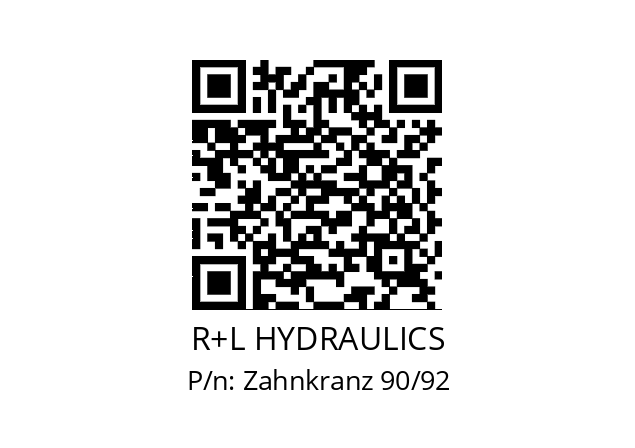   R+L HYDRAULICS Zahnkranz 90/92