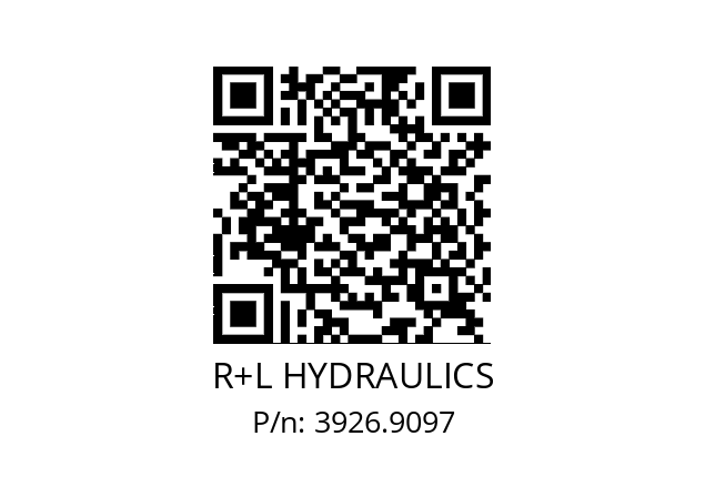   R+L HYDRAULICS 3926.9097