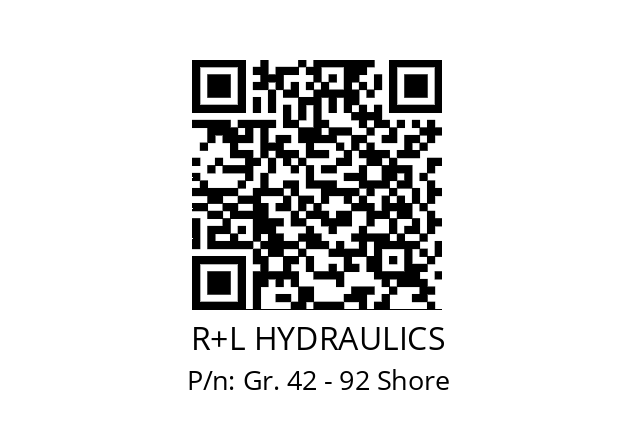   R+L HYDRAULICS Gr. 42 - 92 Shore