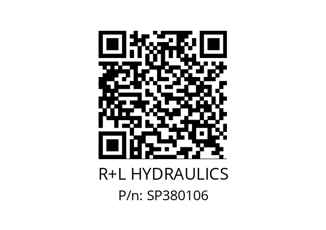   R+L HYDRAULICS SP380106