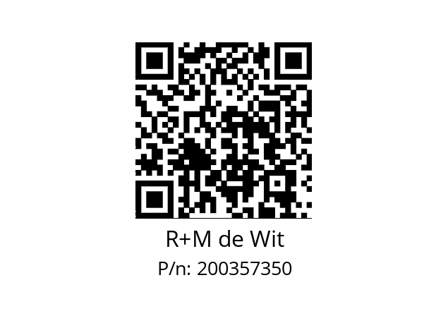   R+M de Wit 200357350