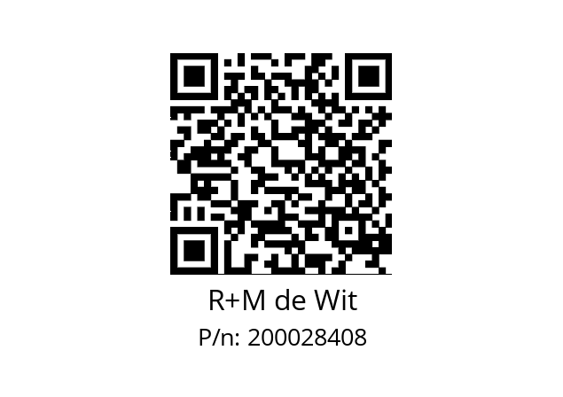   R+M de Wit 200028408