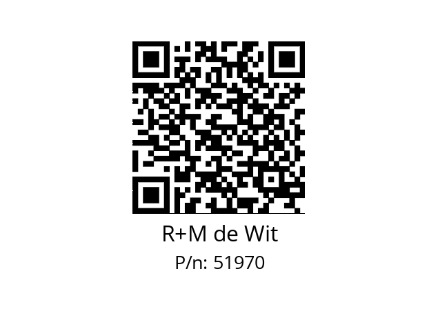   R+M de Wit 51970