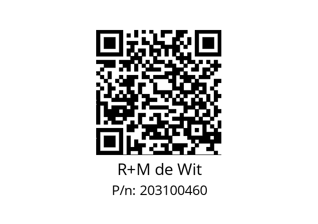   R+M de Wit 203100460