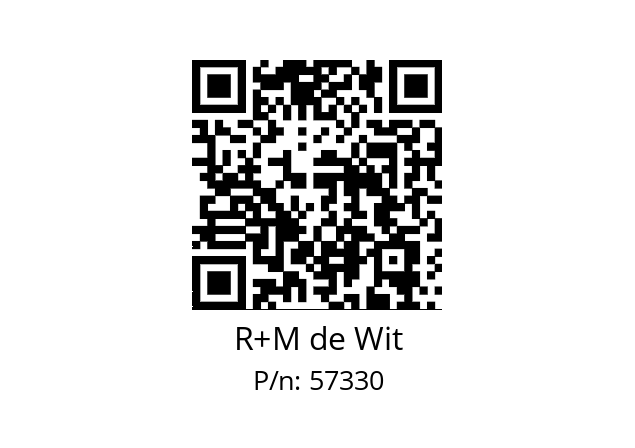   R+M de Wit 57330