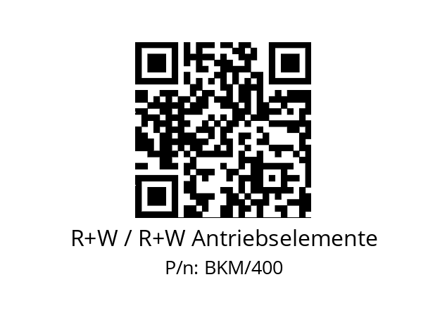   R+W / R+W Antriebselemente BKM/400