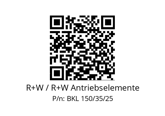   R+W / R+W Antriebselemente BKL 150/35/25