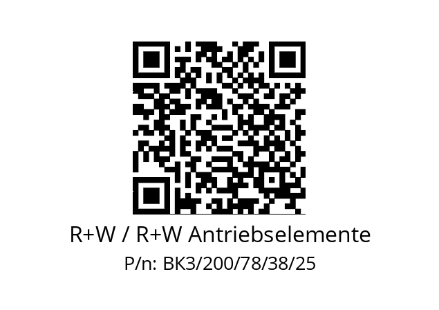   R+W / R+W Antriebselemente ВК3/200/78/38/25