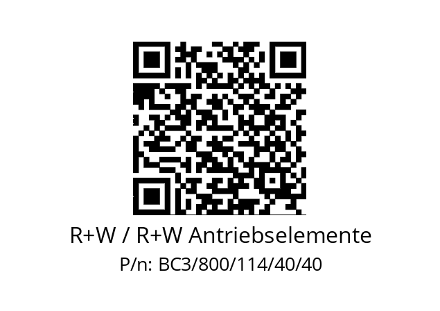   R+W / R+W Antriebselemente ВС3/800/114/40/40