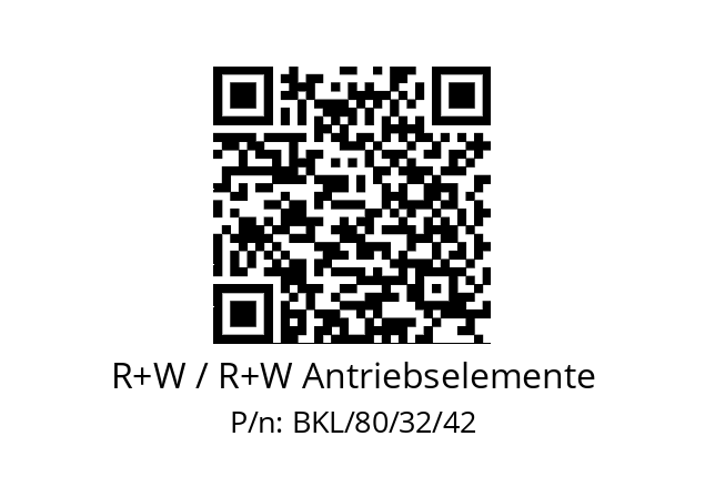   R+W / R+W Antriebselemente BKL/80/32/42