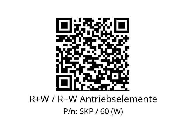   R+W / R+W Antriebselemente SKP / 60 (W)