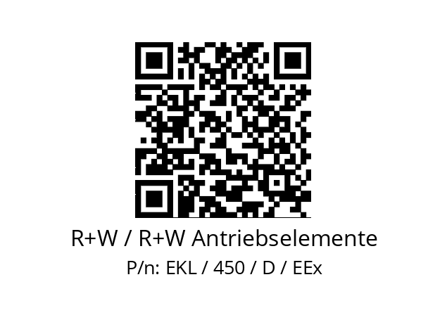   R+W / R+W Antriebselemente EKL / 450 / D / EEx