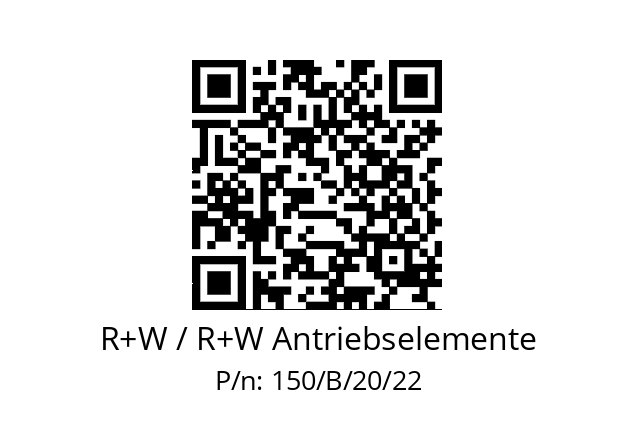   R+W / R+W Antriebselemente 150/B/20/22