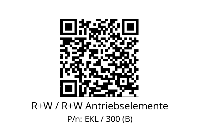   R+W / R+W Antriebselemente EKL / 300 (B)