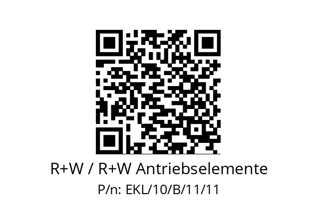   R+W / R+W Antriebselemente EKL/10/B/11/11