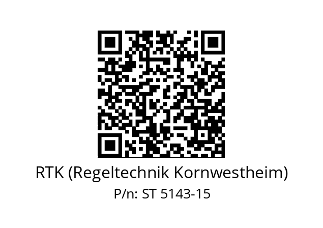   RTK (Regeltechnik Kornwestheim) ST 5143-15