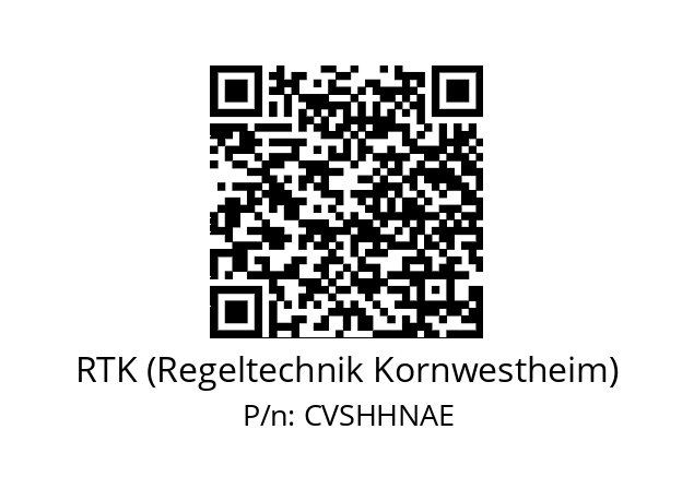   RTK (Regeltechnik Kornwestheim) CVSHHNAE