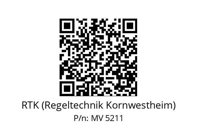   RTK (Regeltechnik Kornwestheim) MV 5211