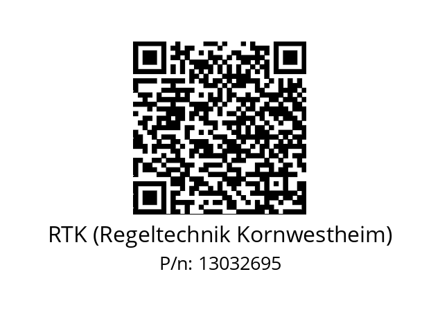   RTK (Regeltechnik Kornwestheim) 13032695