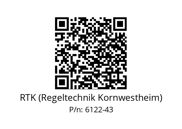   RTK (Regeltechnik Kornwestheim) 6122-43