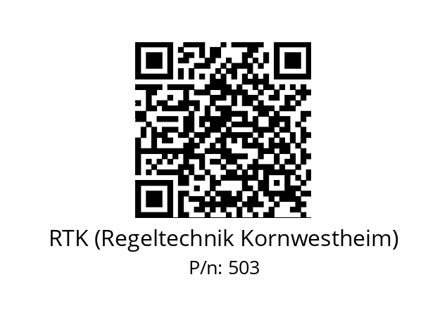   RTK (Regeltechnik Kornwestheim) 503