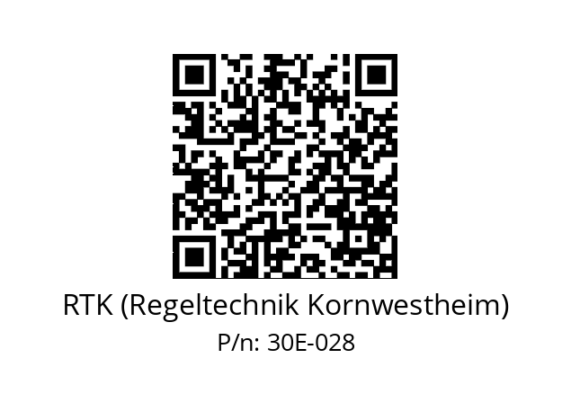   RTK (Regeltechnik Kornwestheim) 30E-028