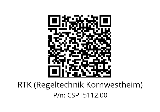   RTK (Regeltechnik Kornwestheim) CSPT5112.00