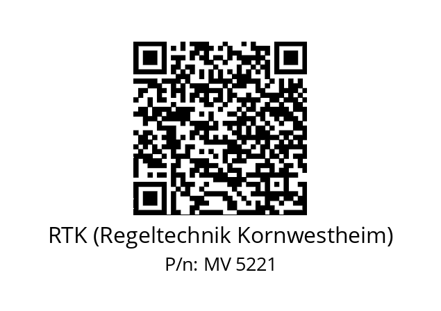   RTK (Regeltechnik Kornwestheim) MV 5221