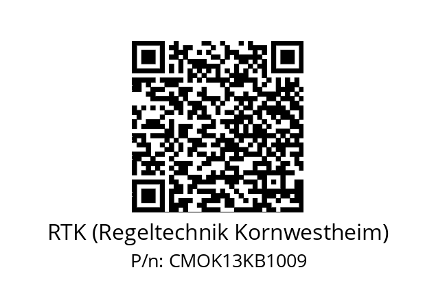   RTK (Regeltechnik Kornwestheim) CMOK13KB1009