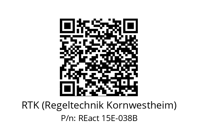   RTK (Regeltechnik Kornwestheim) REact 15E-038B