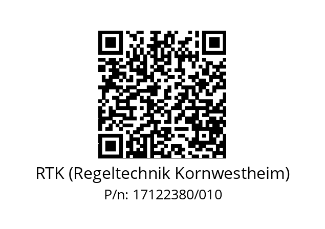   RTK (Regeltechnik Kornwestheim) 17122380/010