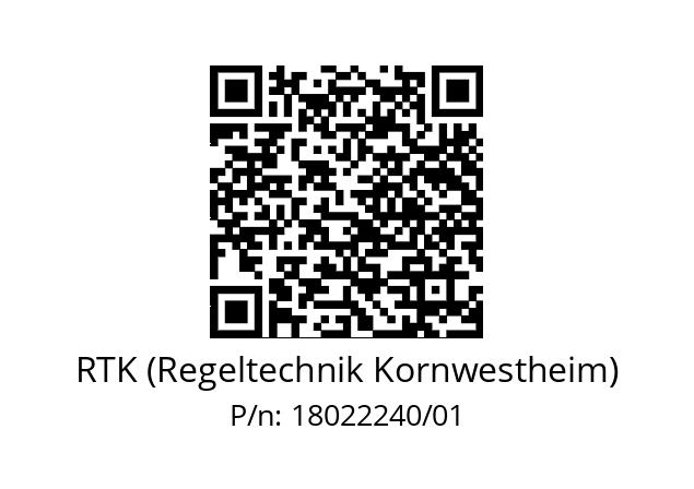   RTK (Regeltechnik Kornwestheim) 18022240/01