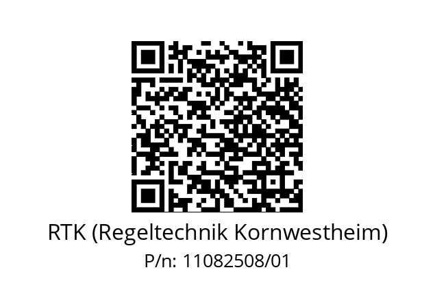   RTK (Regeltechnik Kornwestheim) 11082508/01