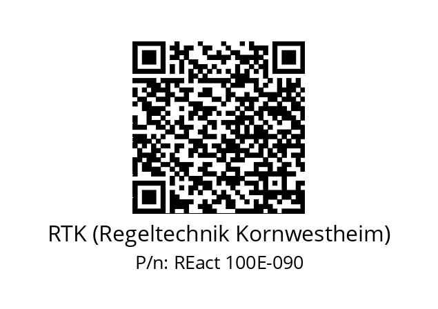   RTK (Regeltechnik Kornwestheim) REact 100E-090