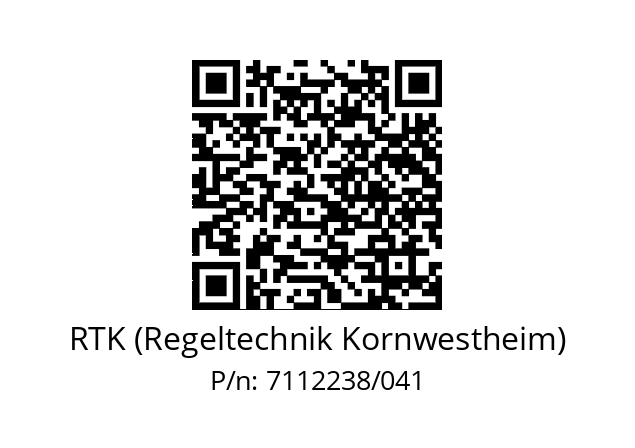   RTK (Regeltechnik Kornwestheim) 7112238/041