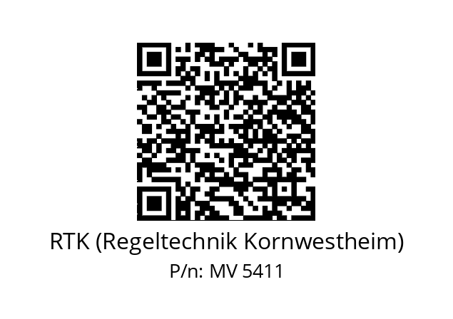   RTK (Regeltechnik Kornwestheim) MV 5411